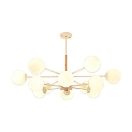 Lampada a sospensione Magic Bean in legno stile nordico