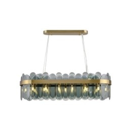 Lampada a sospensione rettangolare in vetro minimalista