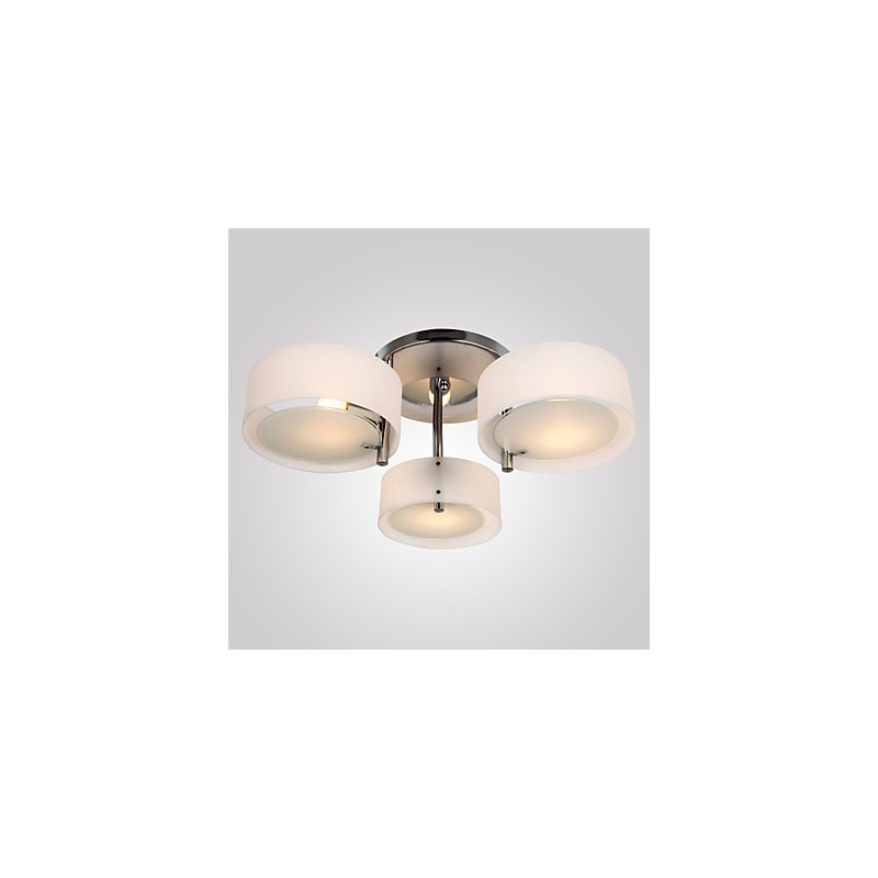 Lampadario a filo moderno cromo 3 luci