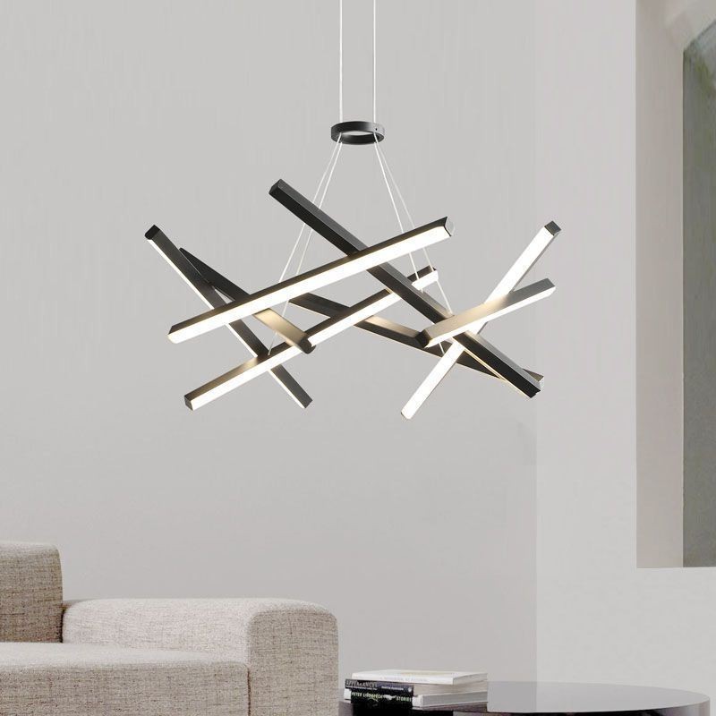 Lampada a sospensione LED moderna semplice in gel di silice a forma di nido d'uccello