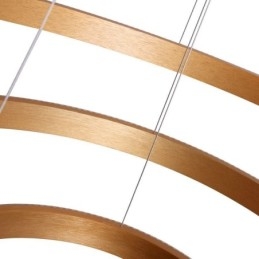 Lampada a sospensione LED moderna in acrilico a 3 anelli 80+60+40 cm