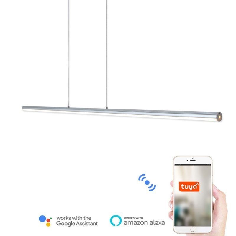 Lampada a sospensione LED nordica in acrilico cilindrica 20W