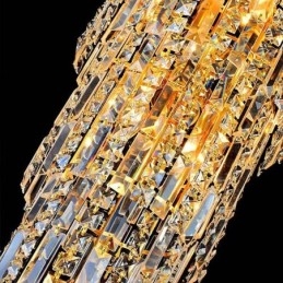Lampadario a sospensione in cristallo stile europeo