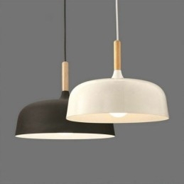 Lampada a sospensione nordica regolabile in ferro E26/E27 1 luce