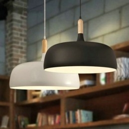 Lampada a sospensione nordica regolabile in ferro E26/E27 1 luce
