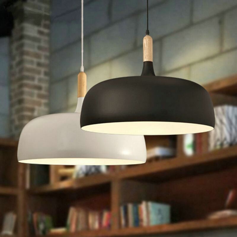 Lampada a sospensione nordica regolabile in ferro E26/E27 1 luce