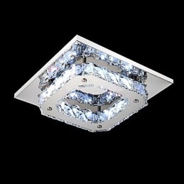 Plafoniera LED a filo moderna contemporanea in metallo elettroplaccato 21 cm