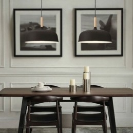 Lampada a sospensione nordica regolabile in ferro E26/E27 1 luce