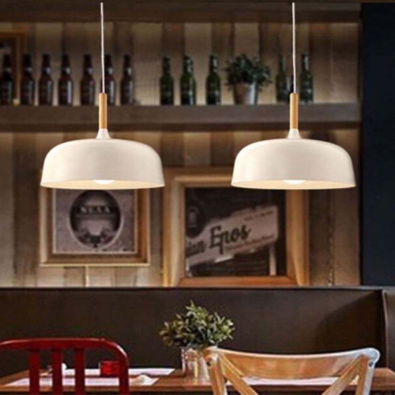 Lampada a sospensione nordica regolabile in ferro E26/E27 1 luce