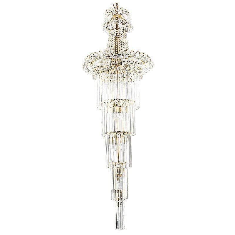 Lampadario a sospensione in cristallo tagliato, stile europeo, 10/13/18/28 luci, E12/E14
