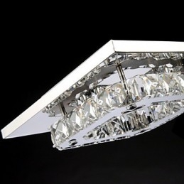 Plafoniera LED a filo moderna contemporanea in metallo elettroplaccato 21 cm