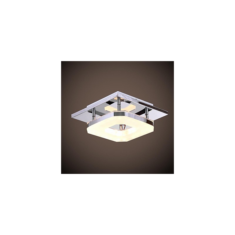 Plafoniera LED a filo moderna in acrilico e acciaio inossidabile galvanizzato 1 luce