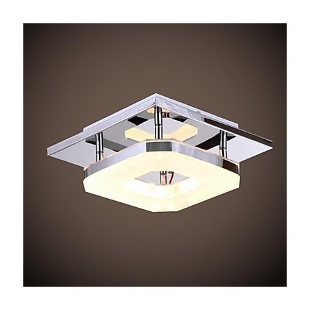 Plafoniera LED a filo moderna in acrilico e acciaio inossidabile galvanizzato 1 luce