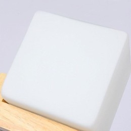 Lampadario a sospensione nordico in legno e vetro, 3/5/8 luci E26/E27
