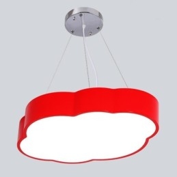 Lampada a sospensione nuvola moderna in acrilico 50 x 8 cm