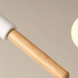 Lampada a sospensione nordica a forma di fagiolo, 6/8/10 luci, E26/E27