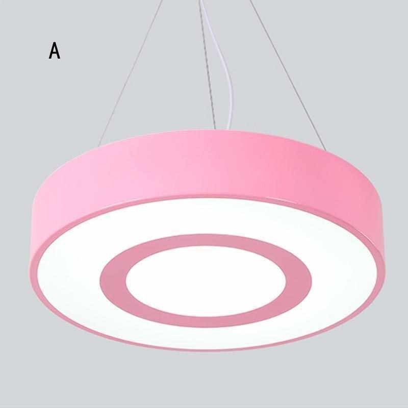 Lampada a sospensione rotonda moderna semplice LED luce calda