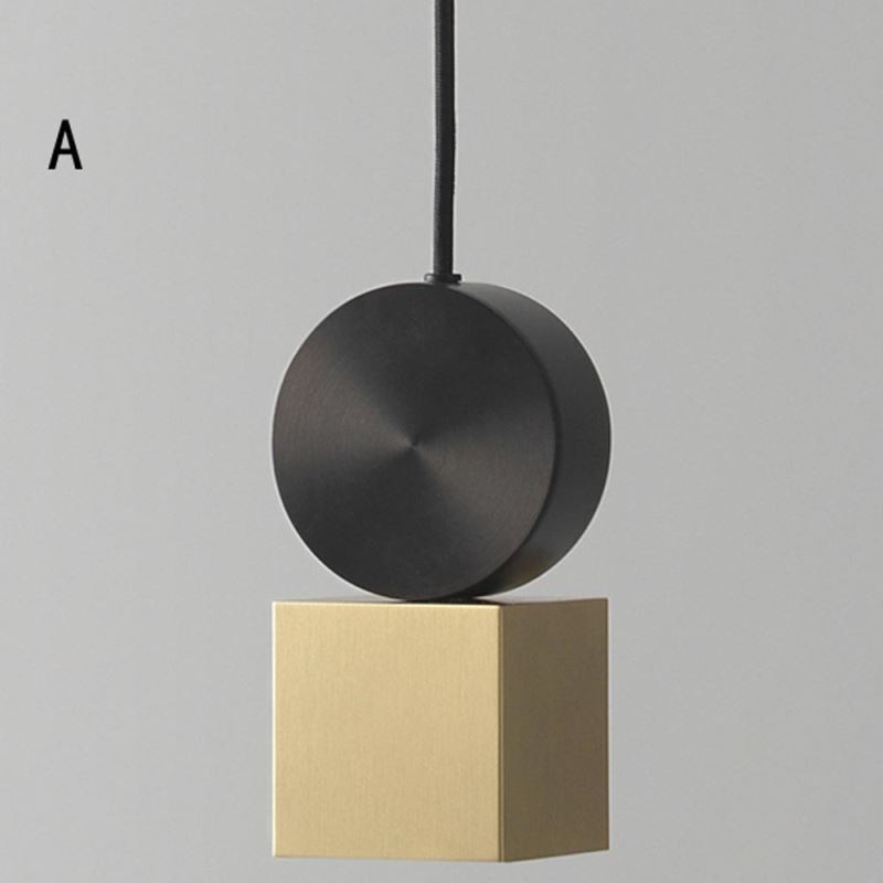 Lampada a sospensione moderna in acrilico geometrica
