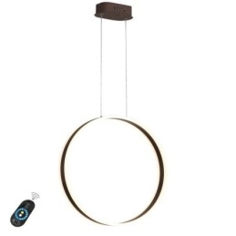 Lampada a sospensione ad anello nordica in acrilico LED dimmerabile