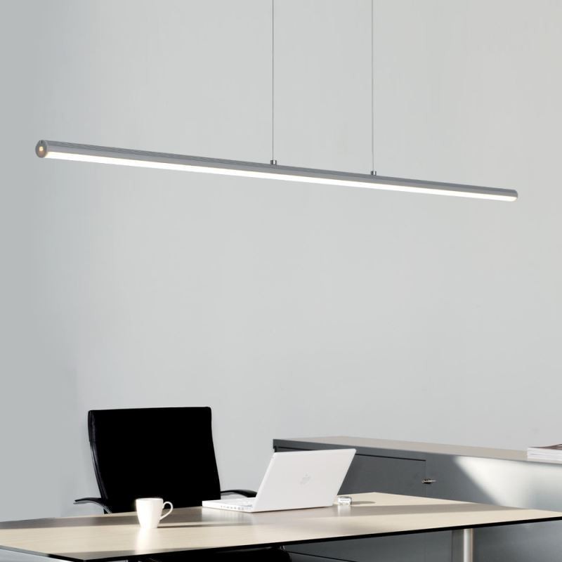 Lampada a sospensione LED nordica cilindrica in acrilico, 20W, 3000-6000K