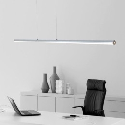 Lampada a sospensione LED nordica cilindrica in acrilico, 20W, 3000-6000K