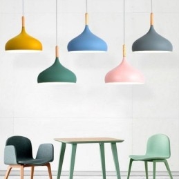Lampada a sospensione Macaron in alluminio regolabile