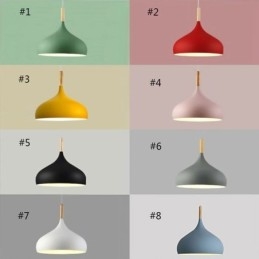 Lampada a sospensione Macaron in alluminio regolabile