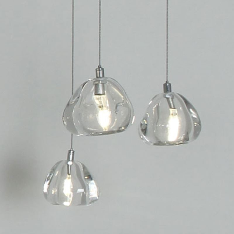 Lampadario moderno a sospensione in cristallo