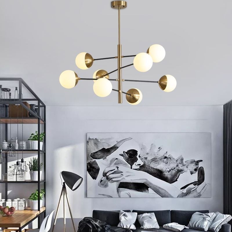 Lampada a sospensione Magic Bean Sputnik contemporanea