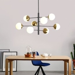 Lampada a sospensione Magic Bean Sputnik contemporanea