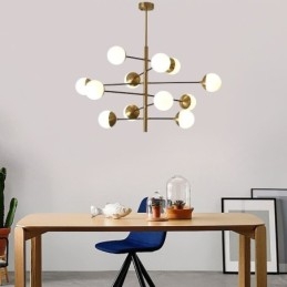 Lampada a sospensione Magic Bean Sputnik contemporanea