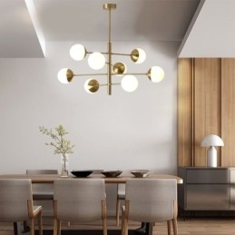 Lampada a sospensione Magic Bean Sputnik contemporanea
