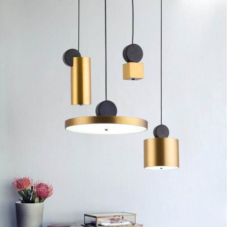 Lampada a sospensione moderna in acrilico geometrica Nordic
