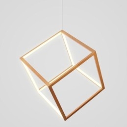 Lampada a sospensione geometrica moderna in oro