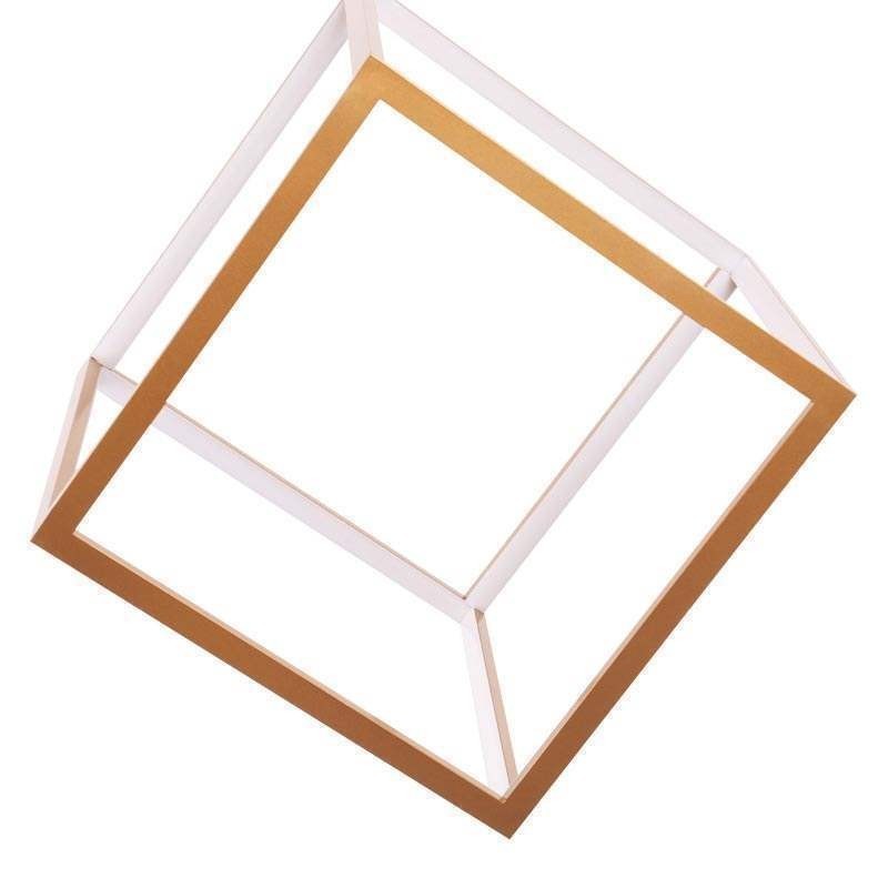 Lampada a sospensione geometrica moderna in oro