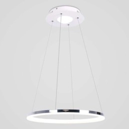 Lampada a sospensione moderna circolare in acrilico da 40 cm