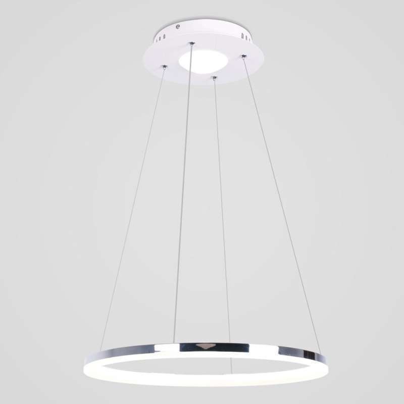 Lampada a sospensione moderna circolare in acrilico da 40 cm