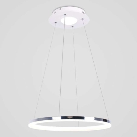 Lampada a sospensione moderna circolare in acrilico da 40 cm