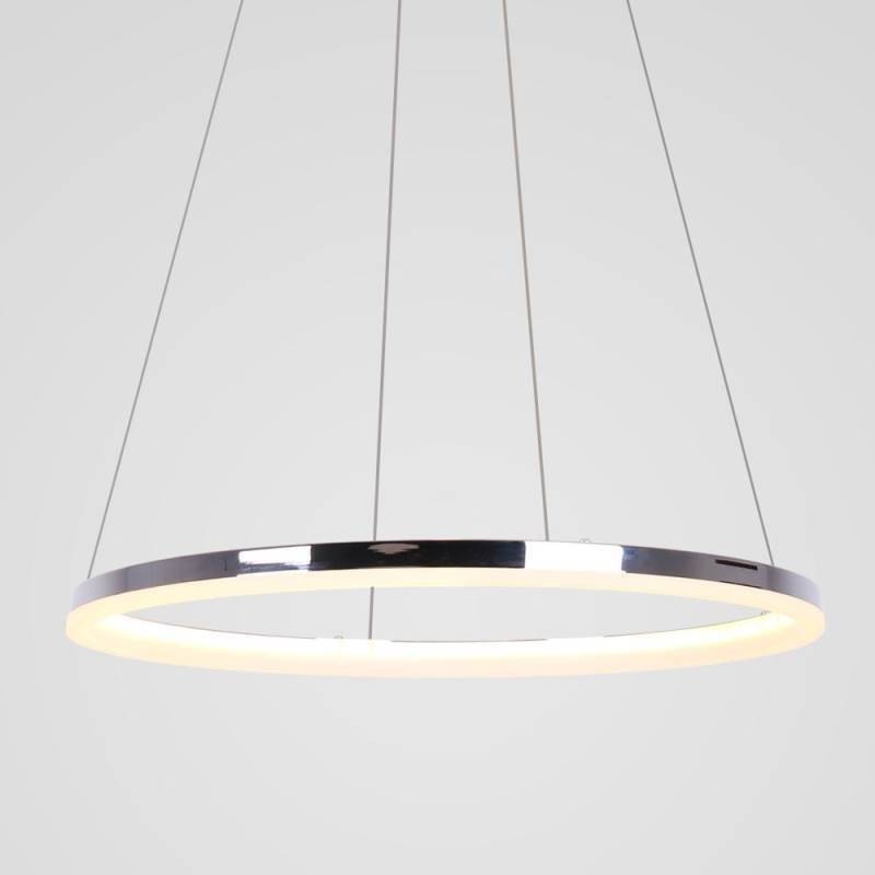 Lampada a sospensione moderna circolare in acrilico da 40 cm