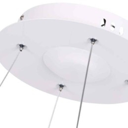Lampada a sospensione moderna circolare in acrilico da 40 cm