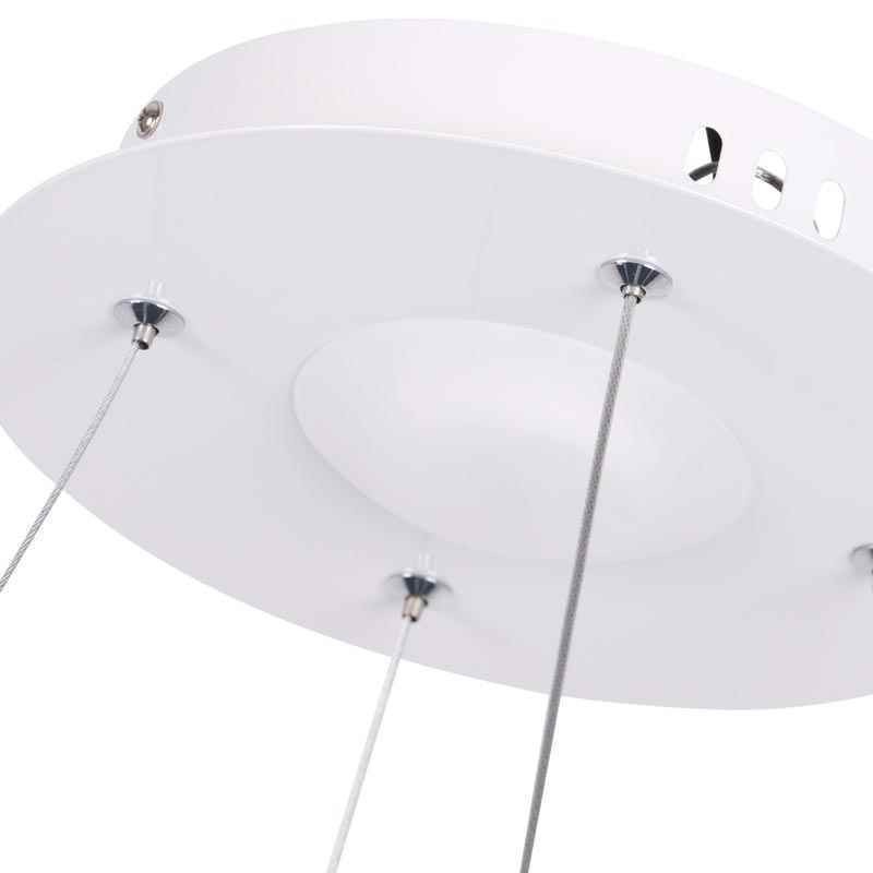 Lampada a sospensione moderna circolare in acrilico da 40 cm