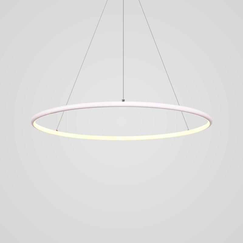 Lampada a sospensione circolare moderna 60 cm 80 cm