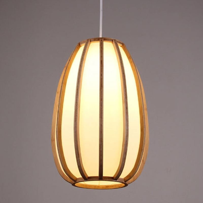 Lampada a sospensione in bambù Visual Comfort