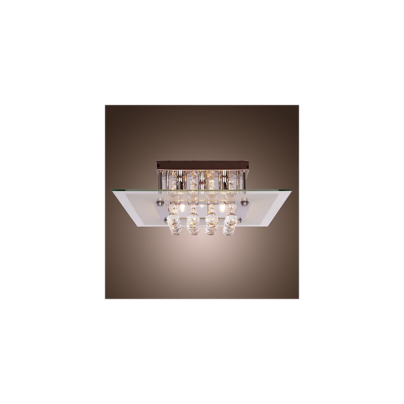Plafoniera moderna in cristallo Living 5 luci