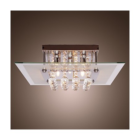Plafoniera moderna in cristallo Living 5 luci