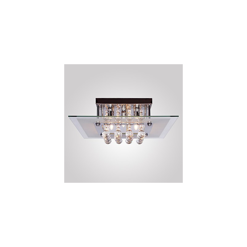 Plafoniera moderna in cristallo Living 5 luci
