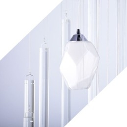 Lampadario a sospensione moderno a grappolo in cristallo per scale duplex 40×215 cm