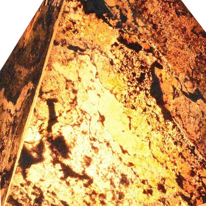 Lampada a sospensione geometrica a diamante traslucida 3D