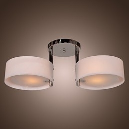 Lampadario a filo moderno contemporaneo in metallo cromato