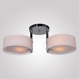 Lampadario a filo moderno contemporaneo in metallo cromato